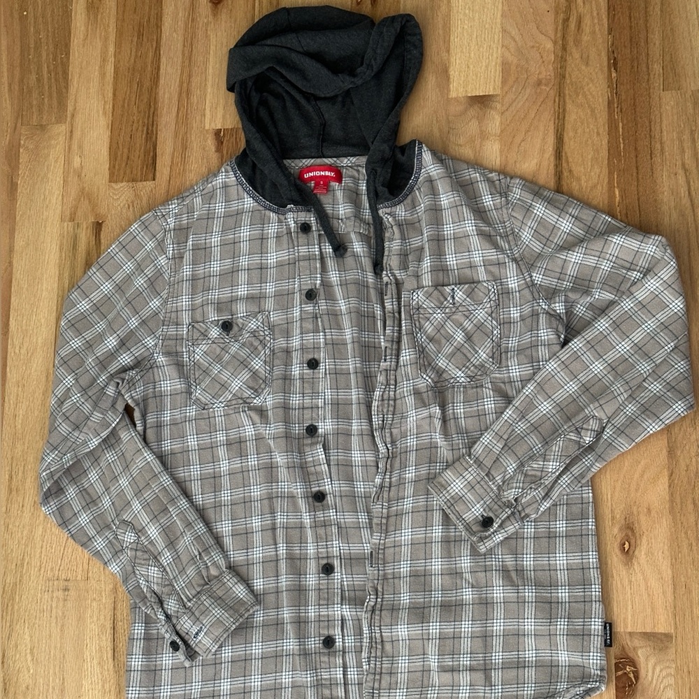 Men Hooded Flannel